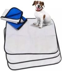 Kit 3 tapetes higiênicos laváveis premium - Alta absorção